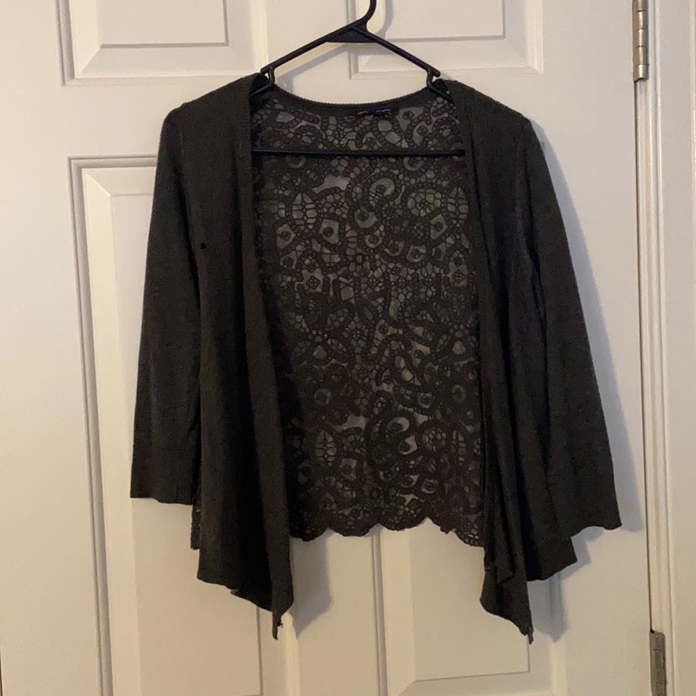 American Eagle Gray Cardigan, size S